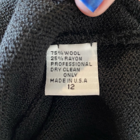 Jennifer Roberts Designer Wool Knit Dress - Picture 8 of 8